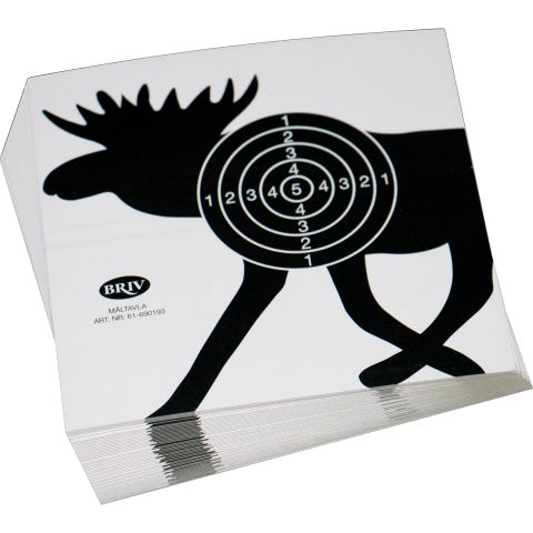 BRIV 61-690193 Lasermåltavla älgmotiv, 50-pack