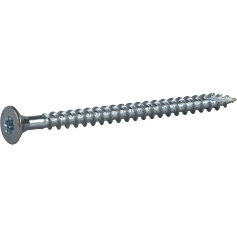 ESSVE 123189 Träskruv 5 mm Ø, TX25, helgängad, försänkt, FZB 70 mm, 100-pack