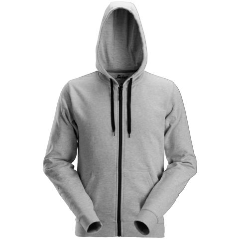 Snickers Workwear 2801 Luvtröja grå, med dragkedja Grå