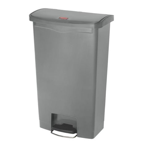 Rubbermaid Slim Jim Soptunna med pedal, grå 68,8 l