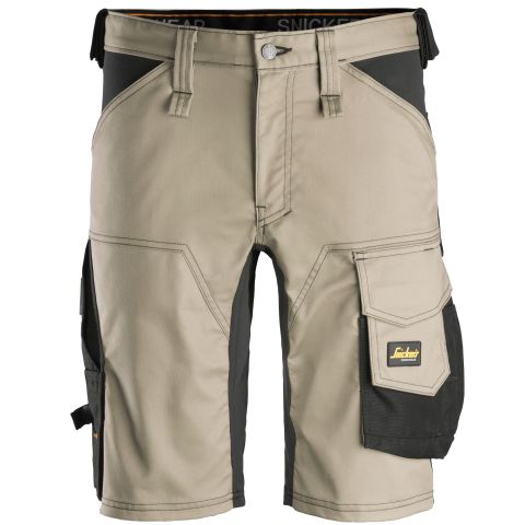 Snickers Workwear 6143 AllroundWork Shorts khaki/svart Khaki/Svart