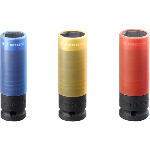Facom NSI.3L Krafthylssats 1/2″, 17/19/21mm