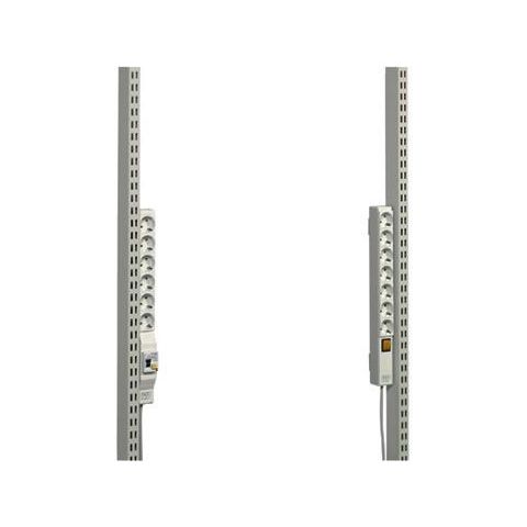 Treston 91051002P Energiskena typ 440 vertikal, med 6 uttag + jordfelsbrytare