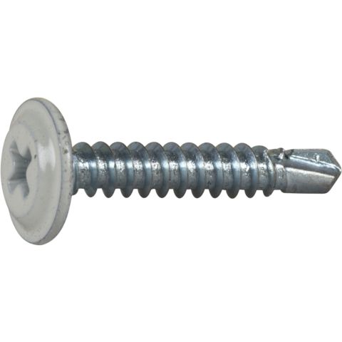 ESSVE 565625 Montageskruv 4,2 mm Ø, vit, FZB, PH2, 250-pack 25 mm