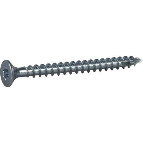 ESSVE 423203 Träskruv 6 mm Ø, TX30, helgängad, försänkt, FZB 70 mm, 10-pack