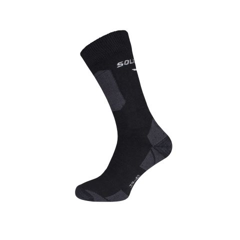 Solid Gear Performance Winter Strumpa svart/grå, merinoull, 2-pack 35-38