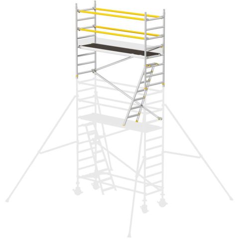W.steps WRT 750XR-2,0 EXT Påbyggnadspaket till rullställning, 2500×750 mm