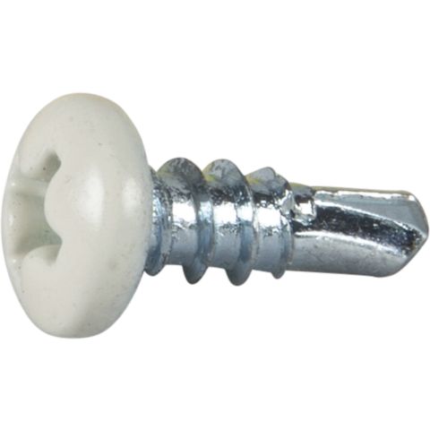 ESSVE 62300 Borrskruv Ø3,5×9,5 mm, kullrig, vit, 1000-pack