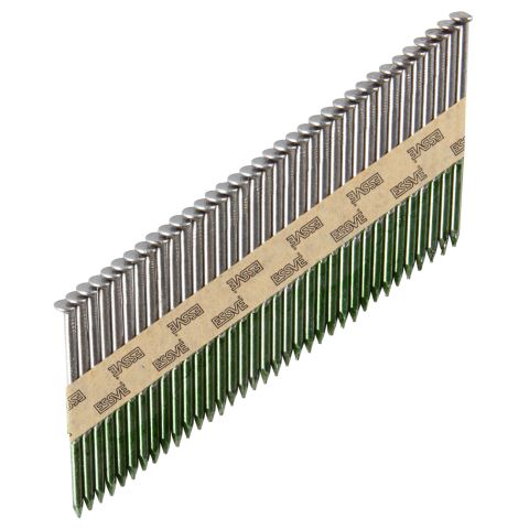 ESSVE 777910 Maskinspik 34°, rakbandad, slät, blank 2,8 x 60 mm, 1800-pack