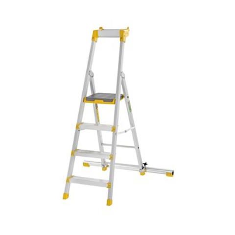 W.steps 55P Trappstege med certifierat aluminium, med stegfot 4 steg