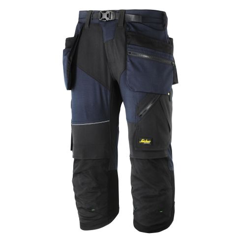Snickers Workwear 6905 FlexiWork Piratbyxa marinblå Marinblå