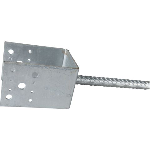 ESSVE 951630 Stolpsko 4 mm, typ U, förzinkad 100 x 90 x 137,5/200 mm