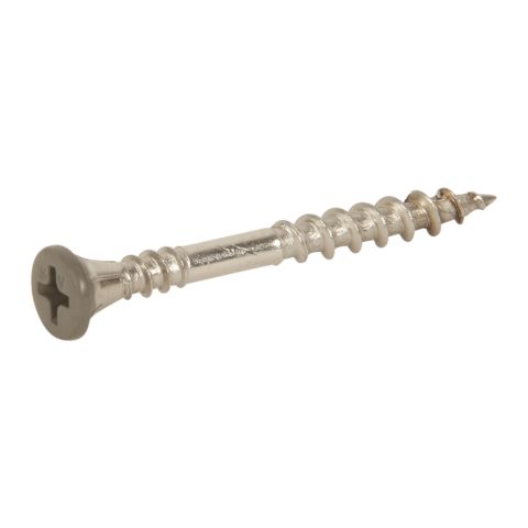 ESSVE 537609 Fasadskruv 4,2×45 mm, rostfri/syrafast A4, band. Ljusgrå, 1000-pack