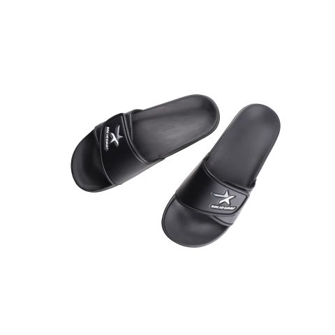 Solid Gear Slide Moon Badtoffel svart, EVA-sula 36