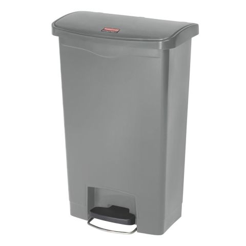 Rubbermaid Slim Jim Soptunna med pedal, grå 50 l