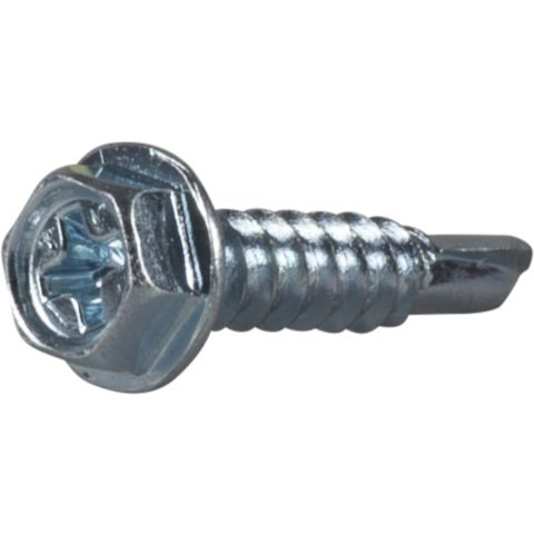 ESSVE 62523 Borrskruv sexkant, blankförzinkad Ø4,8 x 19 mm, 500-pack
