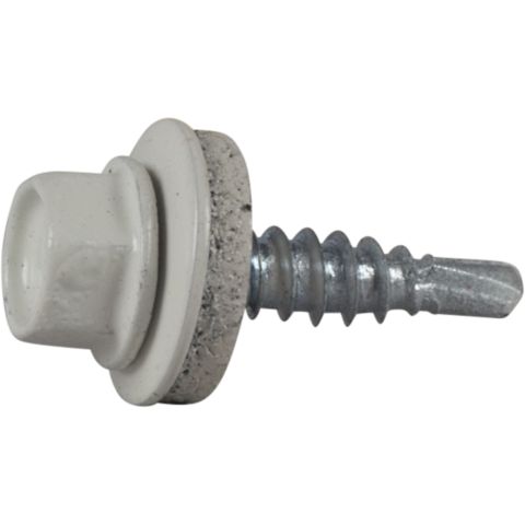 ESSVE 64953 Farmarskruv 4,8 x 20 mm, borrspets, 250-pack RR20 (Vit)