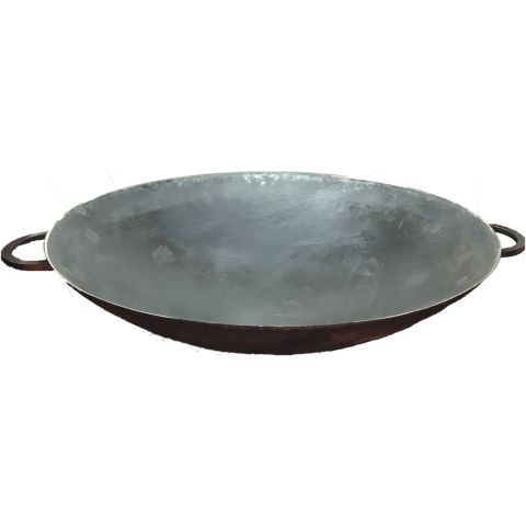 Ecta Wok Pan Wokpanna 3 mm kolstål