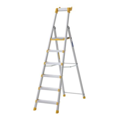 W.steps 55P Trappstege med certifierat aluminium 6 steg, 2110 mm